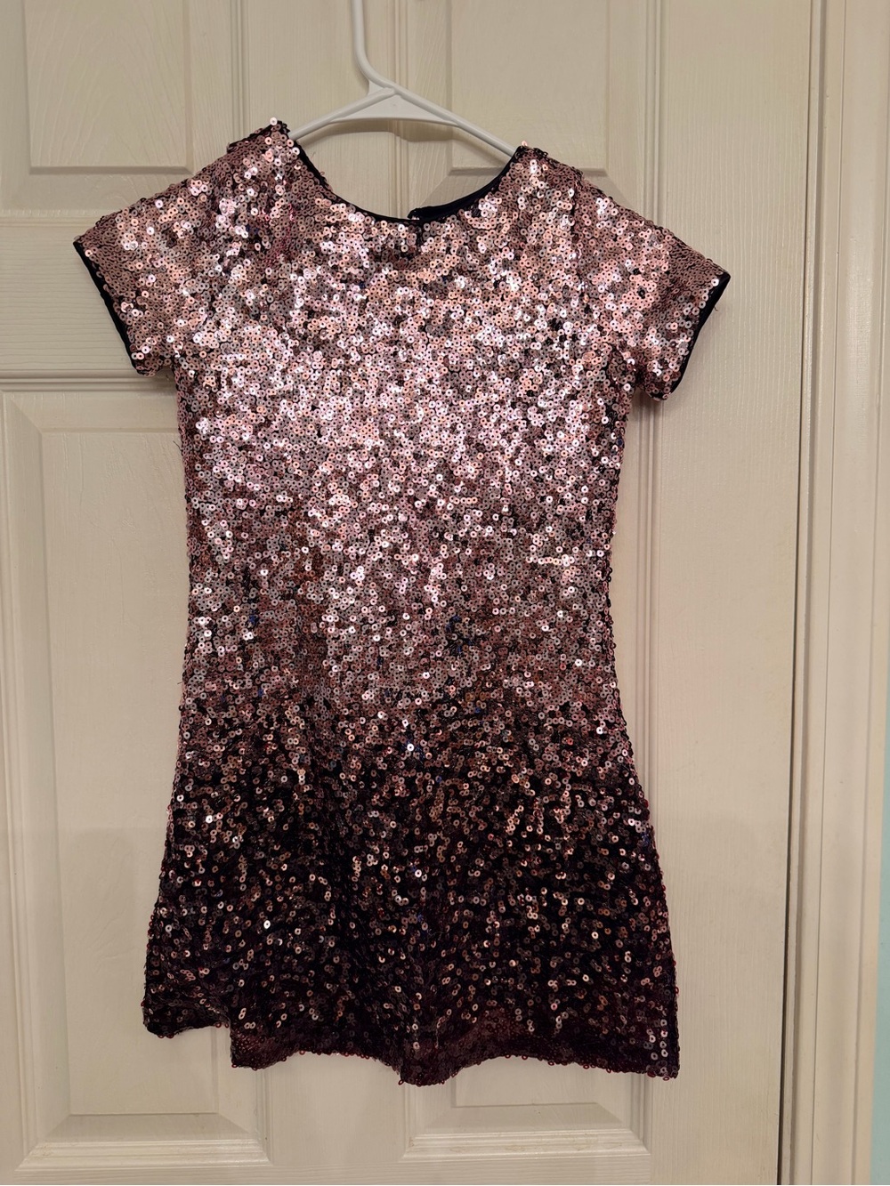 Trixxi Rose Gold Sequin dress
